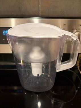 Brita White Water Filter Pitcher with Lid and Handle